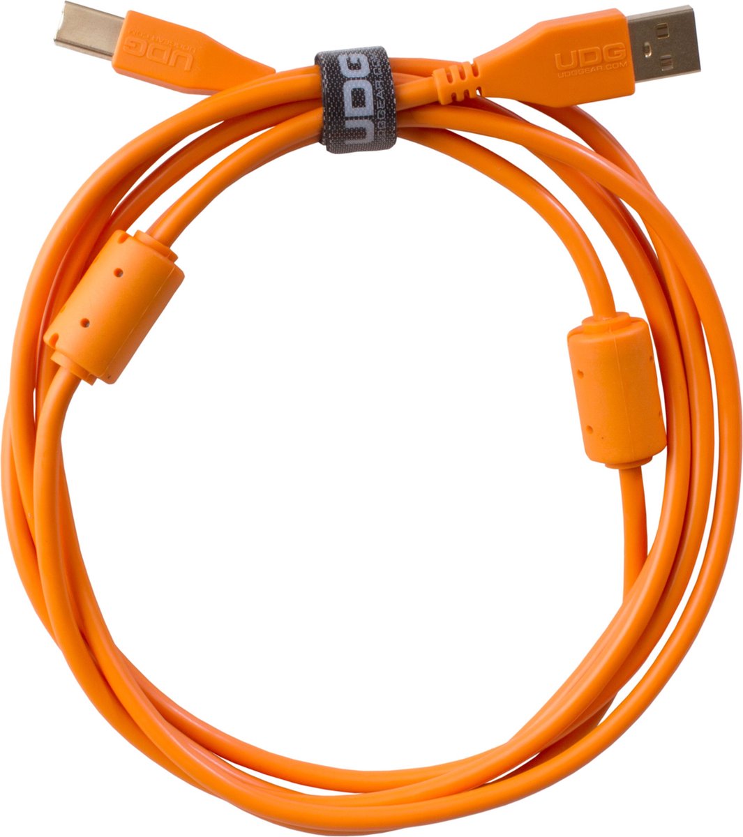 UDG U95002OR audio kabel USB 2.0 A-B recht oranje 2m