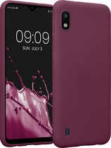 kwmobile telefoonhoesje geschikt voor Samsung Galaxy A10 - Hoesje voor smartphone - Back cover in bordeaux-violet