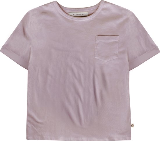 Your Wishes Solid Evi Lilac - Shortsleeve Loose Tee - Meisjes & Jongens
