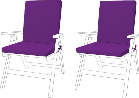 Premium Coussin de siège de chaise de Jardin de qualité supérieure  Ceintures... | bol.com