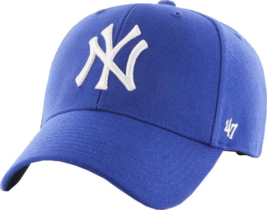 47 Brand New York Yankees MVP Cap B-MVPSP17WBP-RY, Homme, Blauw, Casquette, taille : Taille unique