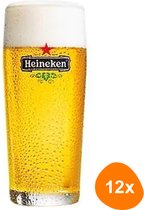Heineken - Bierglas Fluit 220 ml - 12 stuks