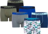 6-Pack - O'Neill - Heren Boxershorts - Maat L - Zwart - Grijs - Navy - Beach