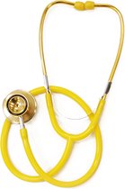 Stethoscoop voor verpleegkundige - DUAL - Dubbelzijdig - Kleur Geel - medische verpleegster stethoscoop - Nurse Stethoscope