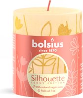 Bolsius - rustiek - kaars -  80/68 Butter Yellow - pasen