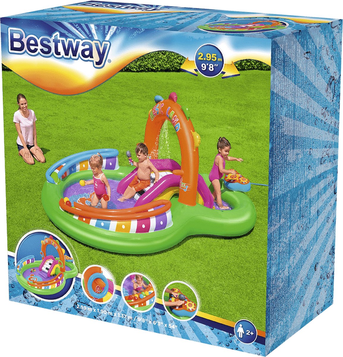 Kinderzwembad Bestway Muzikaal - Waterpret met muziek! — afbeelding 6