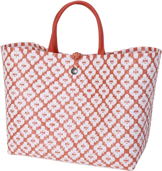 Sac Handed By Motif - Shopper - rouge / blanc
