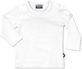 Silky Label t-shirt ice white - lange mouw - maat 98/104 - wit