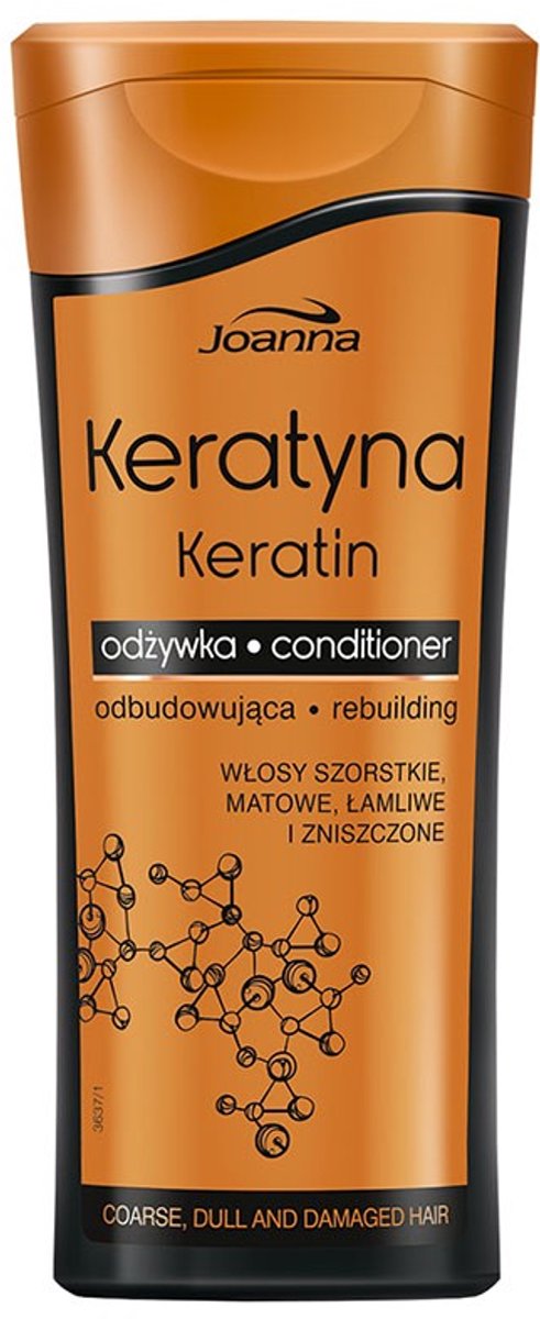 Joanna - Keratin Rebuilding Conditioner For Coarse Dull & Damaged Hair Restoring Keratin Conditioner For Rough Matte Brittle & Damaged Hair 200G