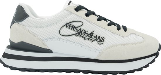 Versace Jeans Couture Fondo Spyke Dis. 25 Heren Sneakers - Wit/Beige - Maat  43 | bol.com