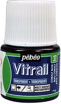 Glasverf - 37 Cobalt Blue - Transparant - Pebeo Vitrail - 45 ml