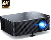 Apeman Beamer Native 1080P Full HD 4K Support - 300 Inch Projectiescherm - Mini Portable VideoProjector - Keystone-correctie - LED Levensduur 50,000 Uur voor Thuisbioscoop