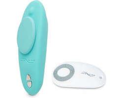 WeVibe Moxie - discrete vibrator voor in je slip met 10 intensiteiten die je via app bedient - Aqua