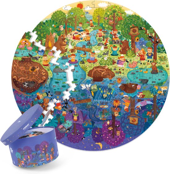MiDeer - Puzzles ronds - 150 pièces de puzzle dans une belle boîte cadeau -  Loop dans... | bol.com