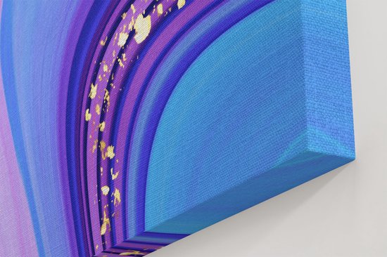 Artaza Peinture sur Toile Art Abstrait - Différentes Couleurs Marbre - 90x60 - Tableau sur Toile - Impression sur Toile