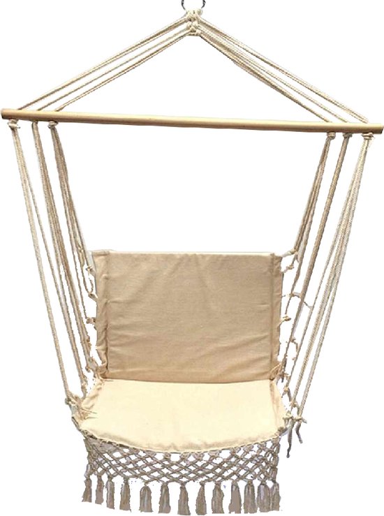 Quali® Interieur Hangstoel - Outdoor Hangmat Stoel - Tuin Schommel - Outdoor Meubel - Lichtgewicht – Draagbaar – Comfortabel – Groot Draagvermogen