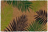 Tapis coco 40x60 cm - Feuille avec motif feuilles