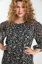 Paprika Dames Hemd in bedrukte voile - Outdoorblouse - Maat 52