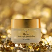 Orixir Luxury Moisturizing Cream - Gezichtscreme mannen - Gezichtscreme vrouwen met hyaluronzuur, slakkenslijm en 24 karaats puur goud, anti-verouderingseffect, intensief hydrateer