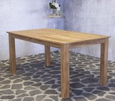 SenS Garden Furniture - Lucio Teak Tuintafel - 160cm - Bruin