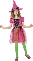 RUBIES FRANCE - Roze heks tutu vermomming met meisjes hoed - 110/116 (5-6 jaar)