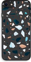 Case Company® - iPhone 7 hoesje - Terrazzo N°13 - 100% Biologisch Afbreekbaar - Duurzaam - Biodegradable Soft Case - Milieuvriendelijke Print op Achterkant - Zwarte Zijkanten - Bescherming Ov
