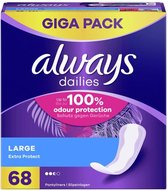3x Always dailies - Large Extra Protect - 68 stuks