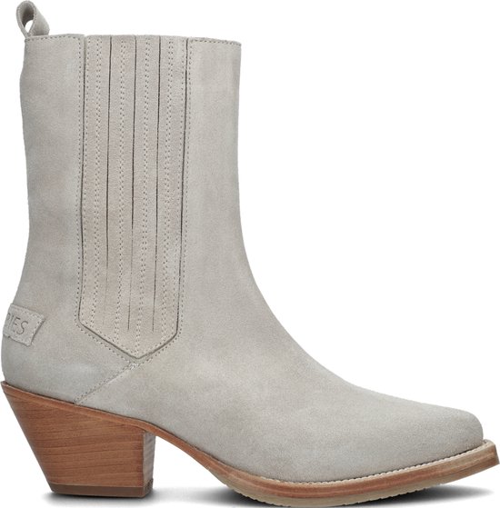 Shabbies Amsterdam Western Chelsea Boot Licht Grijs - Maat 36 - Dames Laarzen