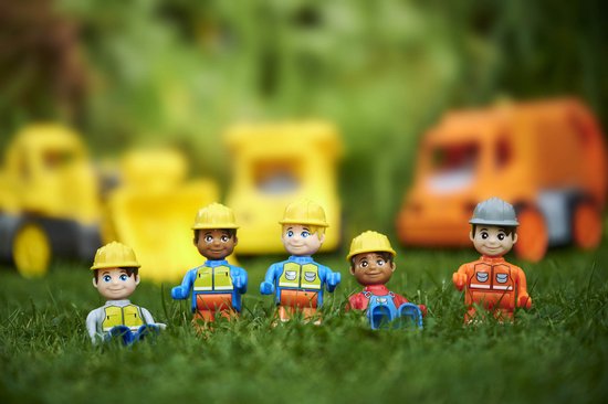 BIG Power Worker Wiellader + Figuur - Zandbak - Speelgoedvoertuig van Big. — afbeelding 3