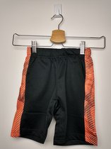 Korte broek Sem jongens oranje zwart 110/116