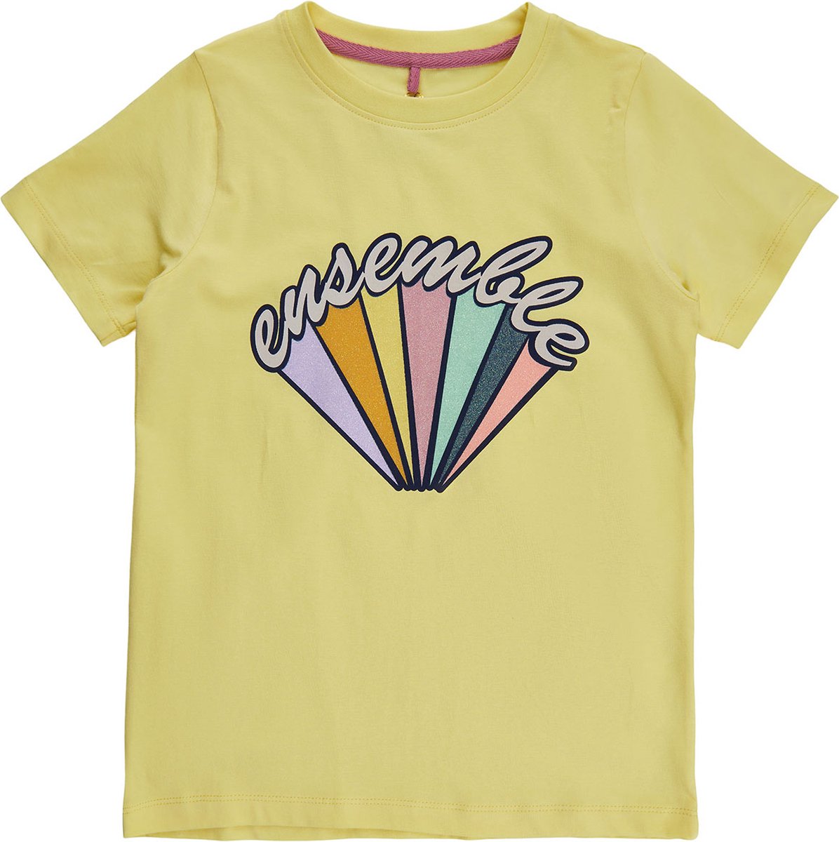 The New t-shirt meisjes - geel - TNbells TN4106 - maat 122/128
