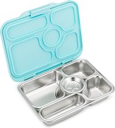 Yumbox Presto RVS - lekvrije Bento box - lunchbox volwassenen - Tulum aqua