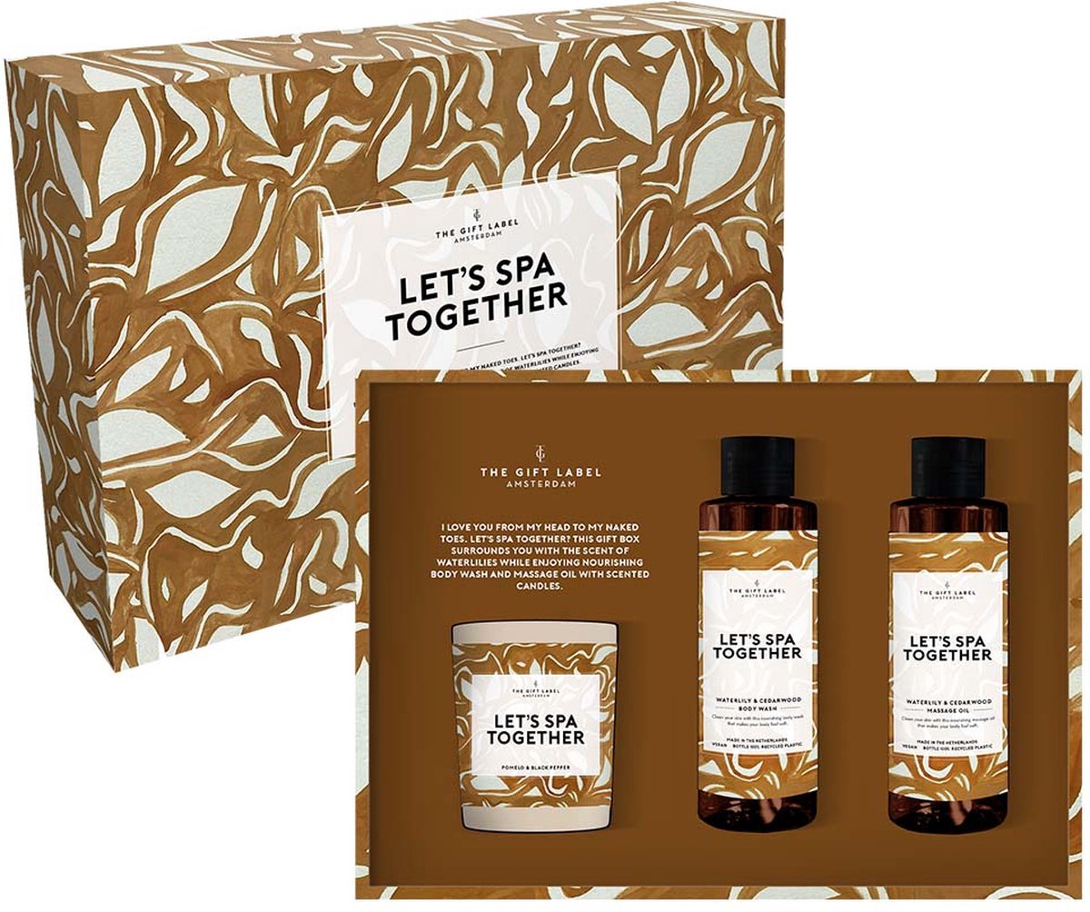 The Gift Label - Spa giftbox - Let's spa together.