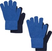 CeLaVi - Handschoenen voor kinderen - 2-pack - Magic - Helder Kobalt - maat Onesize (7-12yrs)