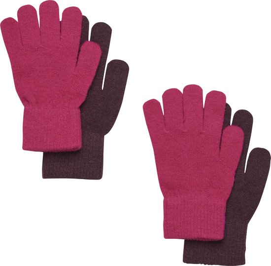 CeLaVi - Handschoenen voor kinderen - 2-pack - Magic - Roze - maat Onesize (7-12yrs)