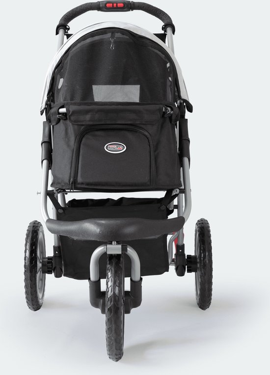 InnoPet Comfort EFA ECO - Hondenbuggy - Zwart/Zilvergrijs - 87x50x102cm