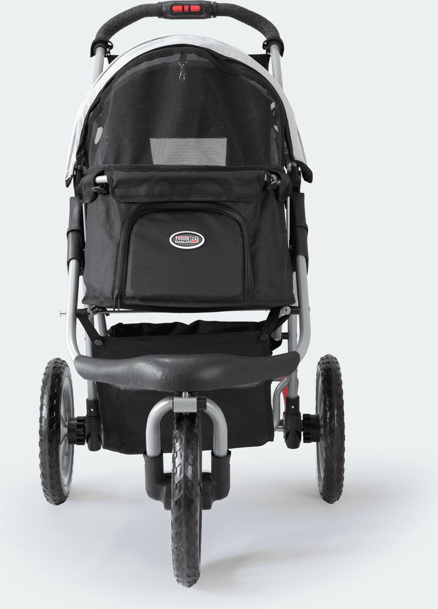 Bol.com InnoPet Comfort EFA - Hondenbuggy - Zwart Grijs - 87x50x102 cm - tot 25 kg aanbieding
