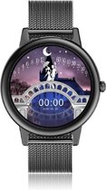 Darenci Smartwatch Feather Pro - Smartwatch dames - Smartwatch heren - Activity Tracker - Touchscreen - Stalen band - Dames - Heren - Horloge - Stappenteller - Bloeddrukmeter - Ver