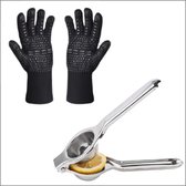 MT Deals - Kook set - BBQ handschoenen - Citruspers - citroenperser - BBQ tools - Koken - Vaderdag cadeau