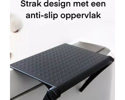 Tv plateau klein - zwart - televisie - beeldscherm plank - beamer plan - gadgets mannen -cadeau