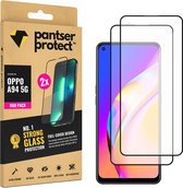 DUO-PACK - 2x Pantser Protect™ Glass Screenprotector voor OPPO A94 5G - Case Friendly - Premium Pantserglas - Glazen Screen Protector