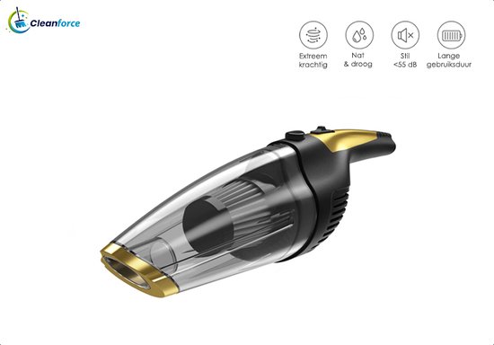 Cleanforce Kruimelzuiger snoerloos met extreme zuigkracht – De Gadgetwinkel