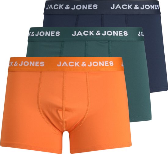 JACK & JONES JACARCHIE MICROFIBER TRUNKS 3 PACK LN Heren Onderbroek - Maat  S | bol.com