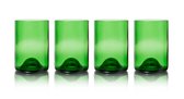 Rebottled Glazen - 4-pack - green Green