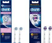 ORAL-B - Opzetborstels - SENSI ULTRA THIN + 3D WHITE - Elektrische tandenborstel borsteltjes - Voor een stralend gebit - COMBIDEAL