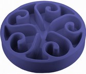 slowfeeder 20,5 cm blauw