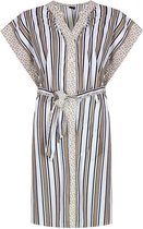 G-maxx Jurk Daantje Stripes Zwart/Mix XL