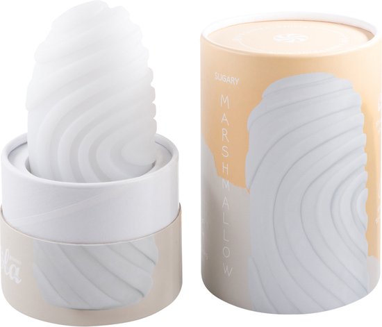 Masturbator - Marshmallow - Extra Zacht - Stretch - Flexibel - Luxe Verpakking - Maxi - Syrupy - Wit