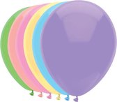 50 x Ballonnen Pastel Multicolor - Gratis Verzonden