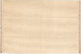 Vloerkleed geribd Beige 120×180